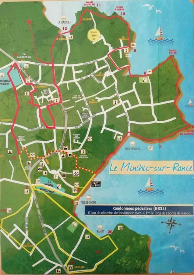 Les Rochettes - Pensez A Apporter Vos Draps ! Βίλα Le Minihic-sur-Rance Εξωτερικό φωτογραφία